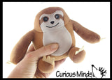 Cute Sloth Plush Animal Squishy Slow Rise Foam Stuffed Animals-  Sensory, Stress, Fidget Toy