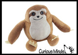 Cute Sloth Plush Animal Squishy Slow Rise Foam Stuffed Animals-  Sensory, Stress, Fidget Toy