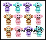 Large Monkey Squishy Slow Rise Foam Animal -  Scented Sensory, Stress, Fidget Toy