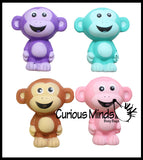 Large Monkey Squishy Slow Rise Foam Animal -  Scented Sensory, Stress, Fidget Toy