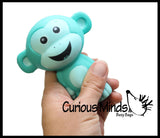 Large Monkey Squishy Slow Rise Foam Animal -  Scented Sensory, Stress, Fidget Toy