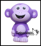 Large Monkey Squishy Slow Rise Foam Animal -  Scented Sensory, Stress, Fidget Toy