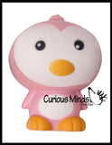 Large 5" Squishy Slow Rise Penguin -  Scented Sensory, Stress, Fidget Toy