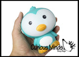 Large 5" Squishy Slow Rise Penguin -  Scented Sensory, Stress, Fidget Toy