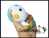 Large 5" Squishy Slow Rise Penguin -  Scented Sensory, Stress, Fidget Toy