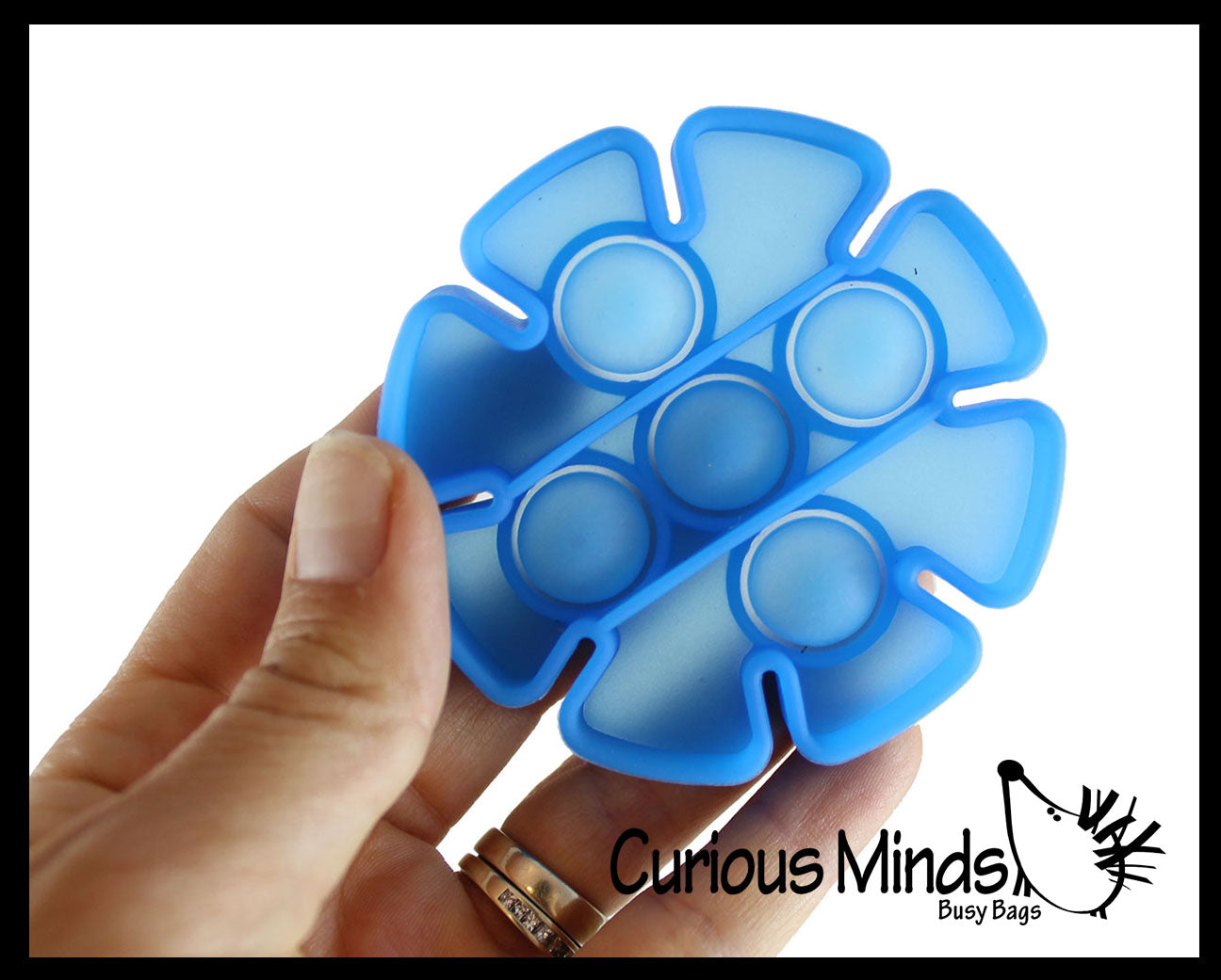 BULK - WHOLESALE - Mini 3" Geometric Shapes Bubble Pop Fidget Toy - Silicone Push Poke Bubble Wrap Fidget Toy - Press Bubbles to Pop the Bubbles Down - Bubble Popper Sensory Stress Toy