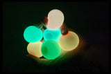 Small Glow in the Dark Doh Filled 1.5" Stress Ball - Ceiling Sticky Glob Balls - Squishy Gooey Shape-able Squish Sensory Squeeze Balls