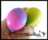 BULK - WHOLESALE - SALE -  1.75" Striped Doh Filled Stress Ball - Glob Balls - Squishy Gooey Shape-able Squish Sensory Squeeze Balls