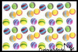 BULK - WHOLESALE - SALE -  1.75" Striped Doh Filled Stress Ball - Glob Balls - Squishy Gooey Shape-able Squish Sensory Squeeze Balls