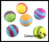 BULK - WHOLESALE - SALE -  1.75" Striped Doh Filled Stress Ball - Glob Balls - Squishy Gooey Shape-able Squish Sensory Squeeze Balls