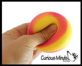 BULK - WHOLESALE - SALE -  1.75" Striped Doh Filled Stress Ball - Glob Balls - Squishy Gooey Shape-able Squish Sensory Squeeze Balls