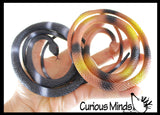 Coiled Snakes Figurines - Realistic Replicas of a Snake - Pretend Play Toy - Mini Action Figures Replicas - Miniature Animal Play Set