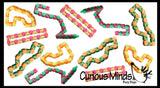 Click And Snap Fidget Toy - Chain Track - Bend and Twist In Wacky Crazy Shapes Puzzle