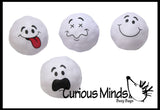 LAST CHANCE - LIMITED STOCK -  - SALE - Snowball Stress Ball  -  Sensory, Stress, Fidget Toy Indoor Snowball Fight