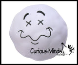 LAST CHANCE - LIMITED STOCK -  - SALE - Snowball Stress Ball  -  Sensory, Stress, Fidget Toy Indoor Snowball Fight