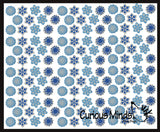 72 (6 Dozen) Snowflake Mini Erasers - Novelty and Functional Adorable Eraser Novelty Treasure Prize, School Classroom Supply, Math Counters - Sorting - Party Favor