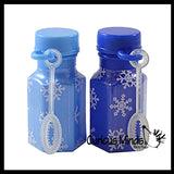 TINY Snowflake Winter Bubbles - Party Favors