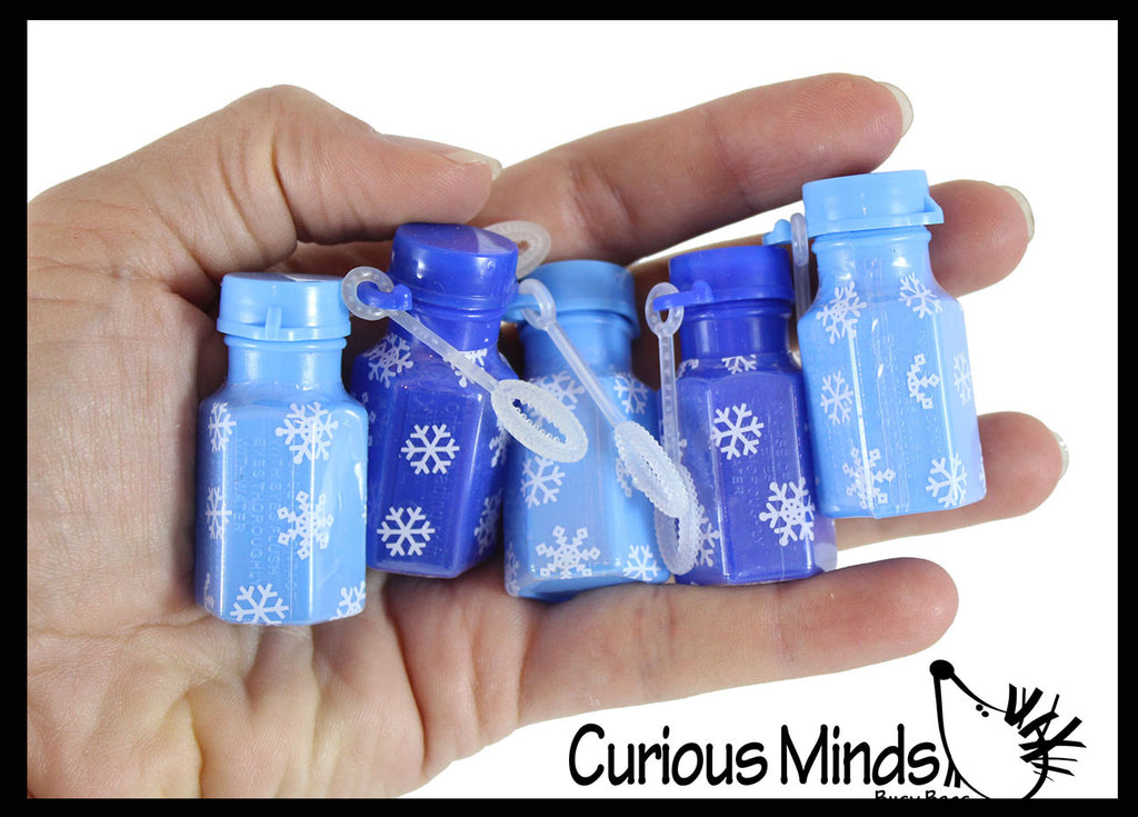 TINY Snowflake Winter Bubbles - Party Favors