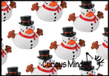 48 Christmas Vinyl Characters and Rubber Duckies - Santa, Gingerbread Man, Snowman, and Elf Ducks and Multiple Christmas Themed Characters Cute Holiday Party Favor Decoration Gifts (4 Dozen)