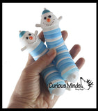 Wiggle Snowman Fidget  Wiggle Articulated Jointed Moving Toy - Unique