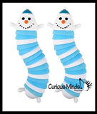 Wiggle Snowman Fidget  Wiggle Articulated Jointed Moving Toy - Unique
