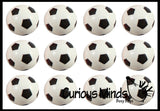 Soccer Bouncy Super Balls - Sports Team Athletic Youth Players - Cute Party Favors or Classroom Rewards