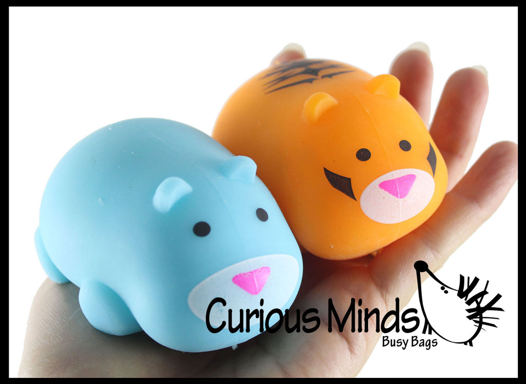 LAST CHANCE - LIMITED STOCK - SALE  - Soft Stretchy Animal Stretch Ball - Sensory Fidget Stress Toy - Squishy Pliable and Moldable