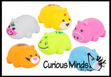 LAST CHANCE - LIMITED STOCK - SALE  - Soft Stretchy Animal Stretch Ball - Sensory Fidget Stress Toy - Squishy Pliable and Moldable