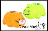 LAST CHANCE - LIMITED STOCK - SALE  - Soft Stretchy Animal Stretch Ball - Sensory Fidget Stress Toy - Squishy Pliable and Moldable