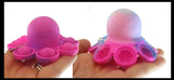 LAST CHANCE - LIMITED STOCK  - SALE - Octopus Bubble Pop Flip Fidget Toy - Silicone Push Poke Bubble Wrap Fidget Toy - Press Bubbles to Pop the Bubbles Down Then Flip it over and Do it Again - Bubble Popper Sensory Stress Toy