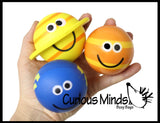 Cute Solar System Match with Cards Stress Ball Toy Set - Educational Learning Toy - Outer Space Planets