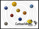 Solar System Stress Ball Toy Set - Educational Learning Toy - Outer Space Planets