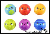 Cute Solar System Bouncy Ball Toy Set - Educational Learning Toy - Outer Space Planets