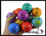 Cute Solar System Bouncy Ball Toy Set - Educational Learning Toy - Outer Space Planets