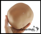 LAST CHANCE - LIMITED STOCK  - SALE - Jumbo 4.5" Meatball with Spaghetti Noodle Stretchy Strings - Doh Stress Stretch Ball - Moldable Pinch Poke Sensory Fidget Toy Doughy