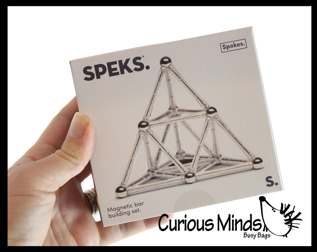 Speks Spokes Magnetic Fidget - Magnetic Rods and Balls - Magnets