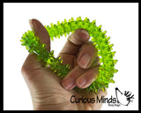 Soft Spiky Bracelets - Thick Flexible Textured Bracelet - Jewelry - Fun Fidget