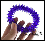 Soft Spiky Bracelets - Thick Flexible Textured Bracelet - Jewelry - Fun Fidget