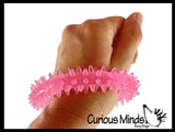 LAST CHANCE - LIMITED STOCK - SALE  - Soft Spiky Bracelets - Thick Flexible Textured Bracelet - Jewelry - Fun Fidget