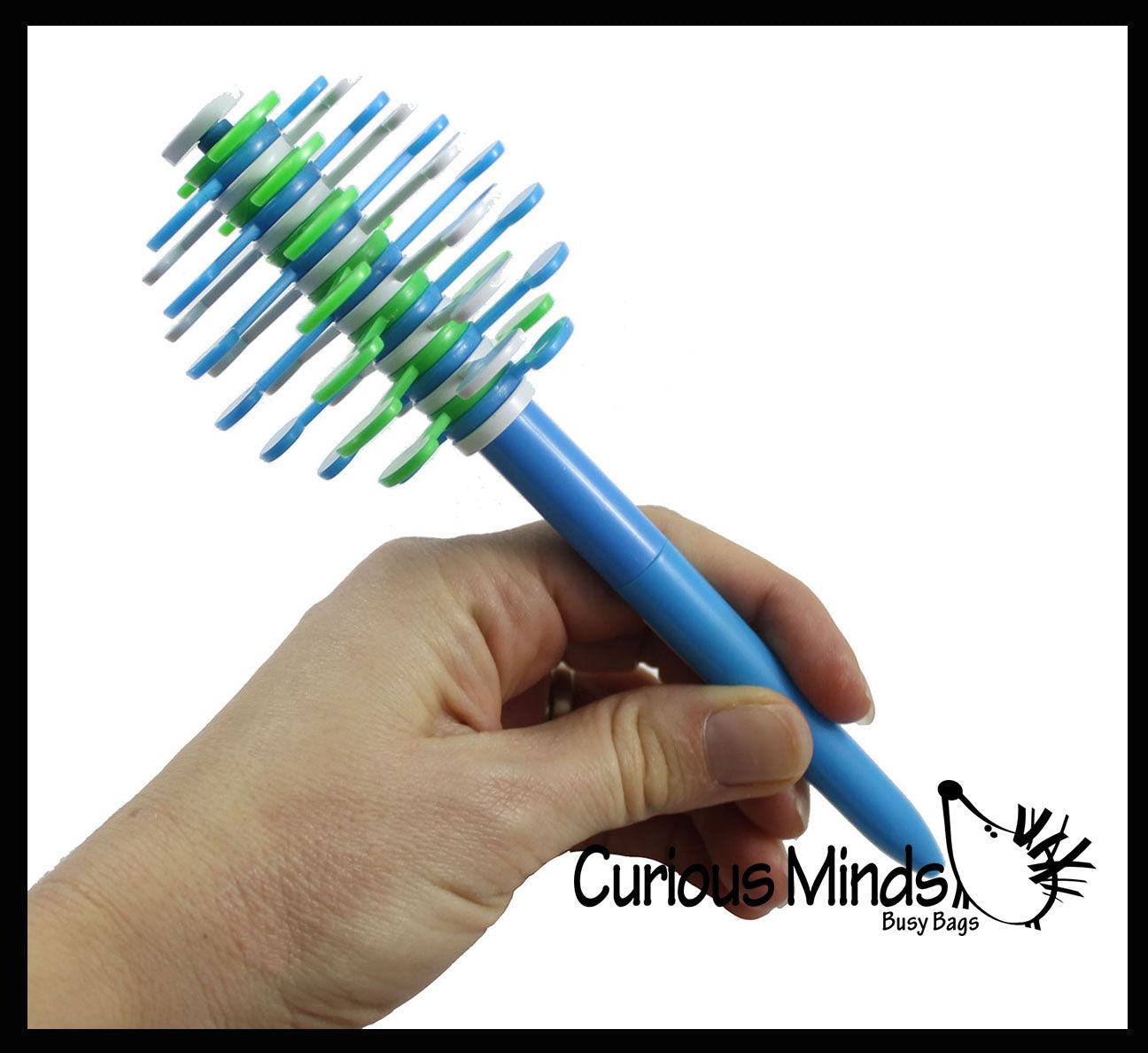 LAST CHANCE - LIMITED STOCK - Spinning Flower Fidget Pen - ADD