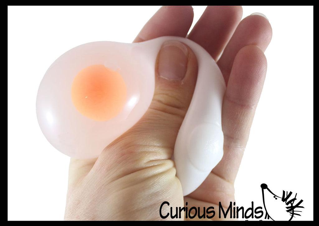 Egg Splat Ball -  Water Filled Splat Stress Ball - Throw to Make it Splat and Watch it Come Back - Easter