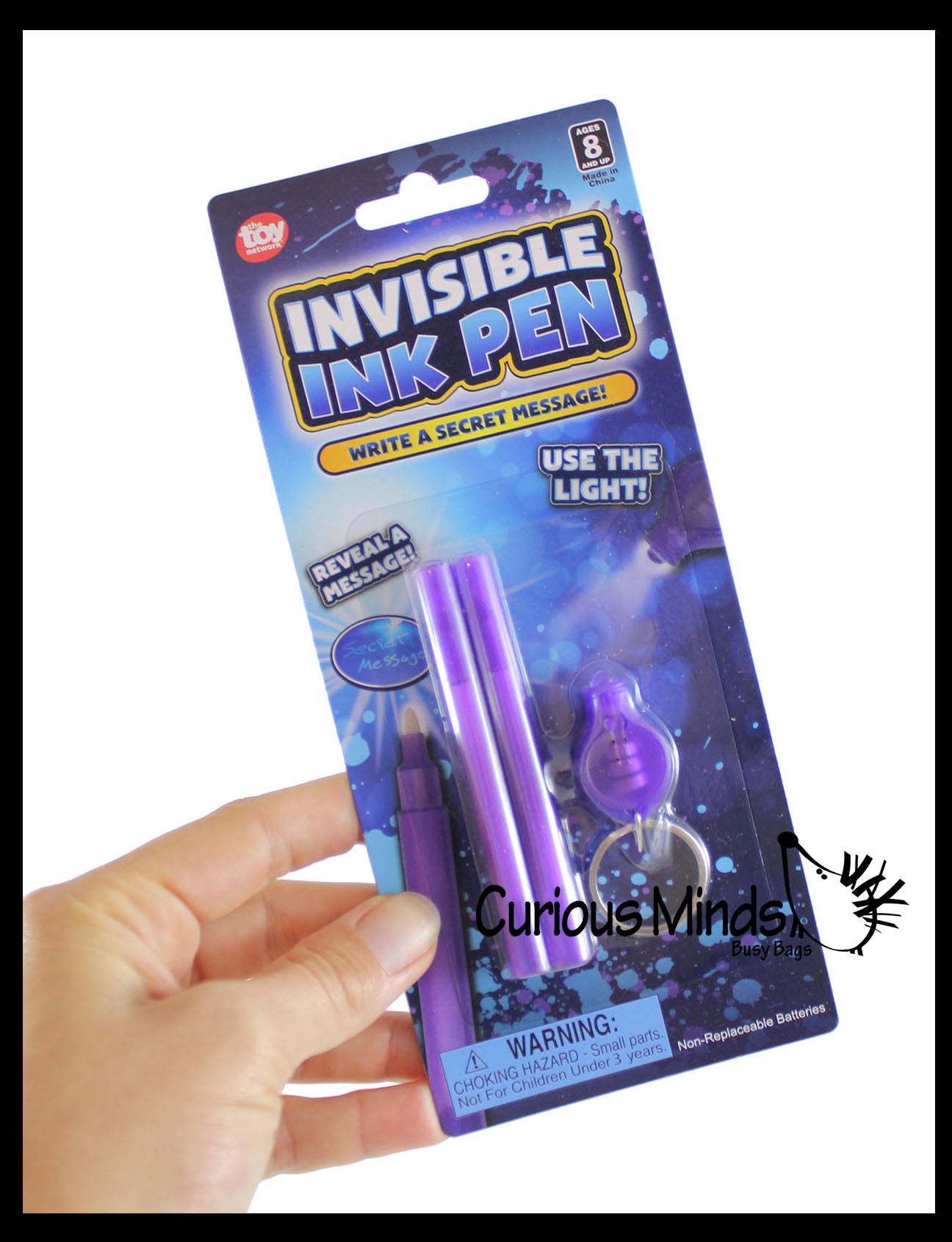 Invisible Ink Pen with UV Light