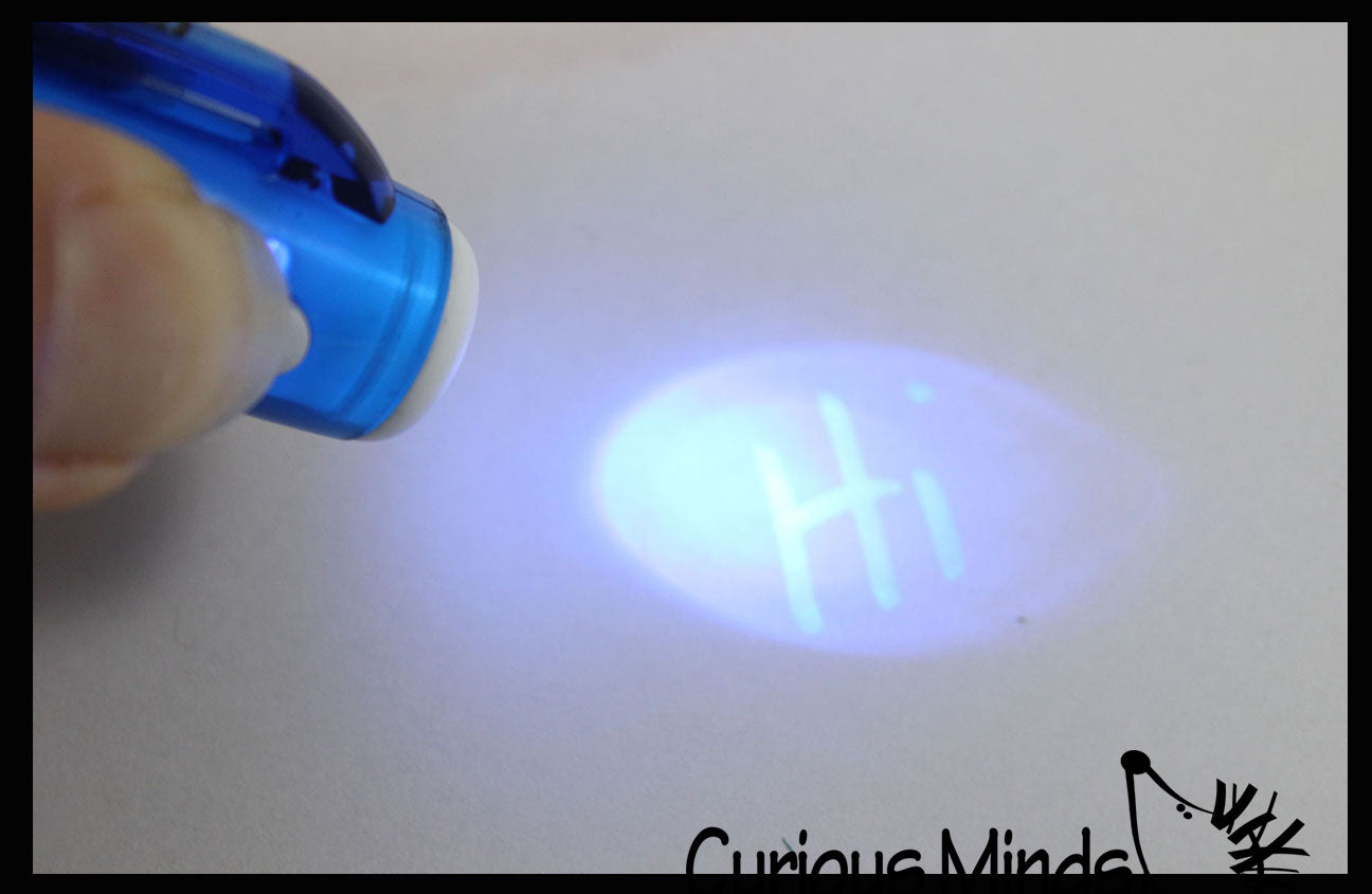 Byttehandel Angreb Horn Secret Message Spy Marker with Flash Light - Hidden Message Pen - Invi |  Curious Minds Busy Bags