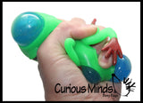 Squishy Frog Fidget Toy - Mesh Blob Stress Ball