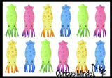 Large Squid Soft Fluff Doh - Filled Squeeze Stress Balls  -  Sensory, Stress, Fidget Toy Super Soft