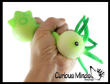 Large Squid Soft Fluff Doh - Filled Squeeze Stress Balls  -  Sensory, Stress, Fidget Toy Super Soft