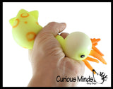 Large Squid Soft Fluff Doh - Filled Squeeze Stress Balls  -  Sensory, Stress, Fidget Toy Super Soft