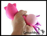Large Squid Soft Fluff Doh - Filled Squeeze Stress Balls  -  Sensory, Stress, Fidget Toy Super Soft