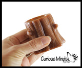 Squirrel in Stump - Adorable Pop Up - Cute Squeeze Toy - Fun Fidget - Unique OT Hand Strength, Fine Motor