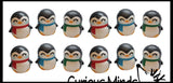 Squishy Winter Penguin - Slow Rise Squish Foam Toy - Holiday Christmas Stress Fidget Toy